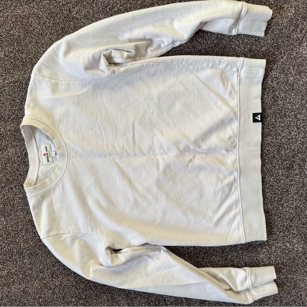 American Giant Cream Sweatshirt